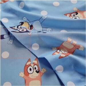Bluey Bed Sheet Twin Size 3 Piece Set